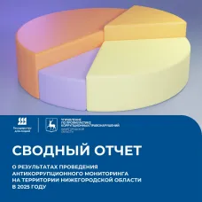 Сводный отчет о результатах проведения антикоррупционного мониторинга на территории Нижегородской области в  2025 году